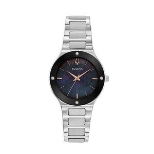 Bulova Women's Stainless Steel Diamond Watch - 96R231